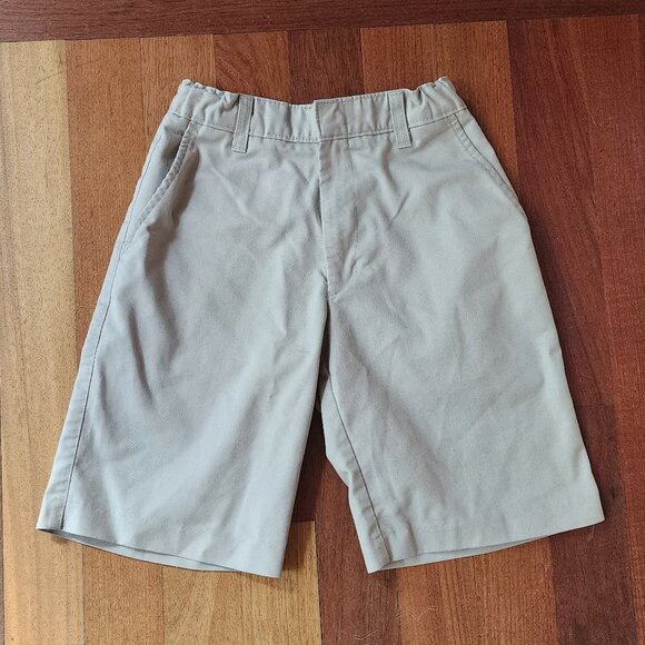 Donnelly's Boys Khaki Uniform Shorts Size 12 - Picture 1 of 11